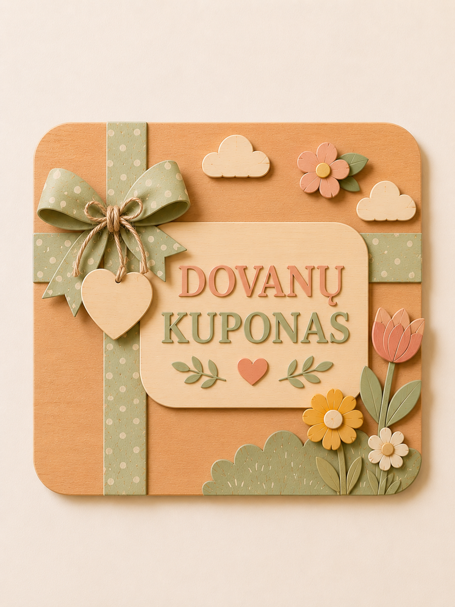 Luluwood dovanų kuponas